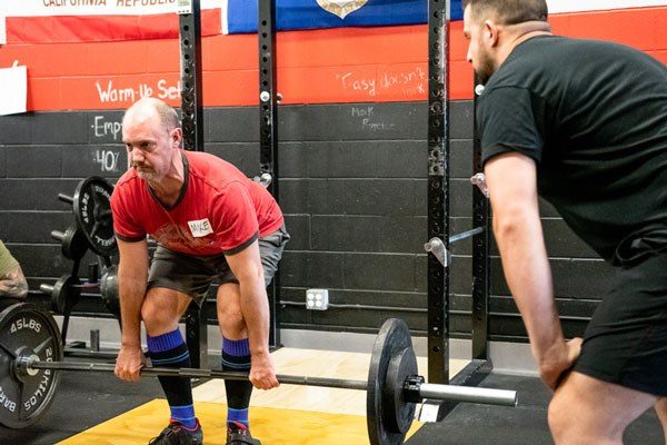 mike for deadlifting at valens strength