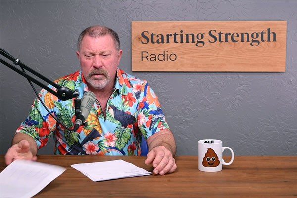 the shirt and rip on starting strength radio