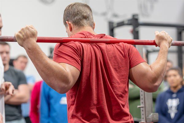 correct bar position for barbell squat