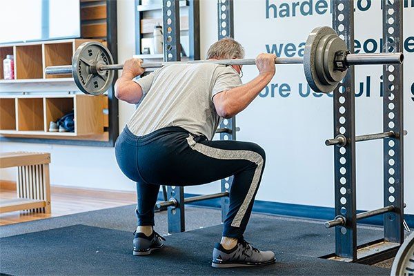 high bar squat