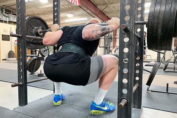 training in shorts