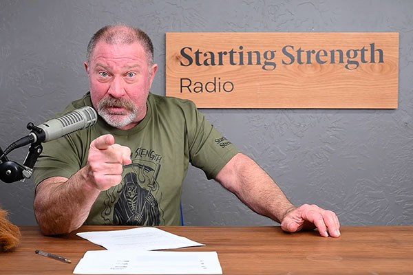 mark rippetoe in the old starting strength radio studio