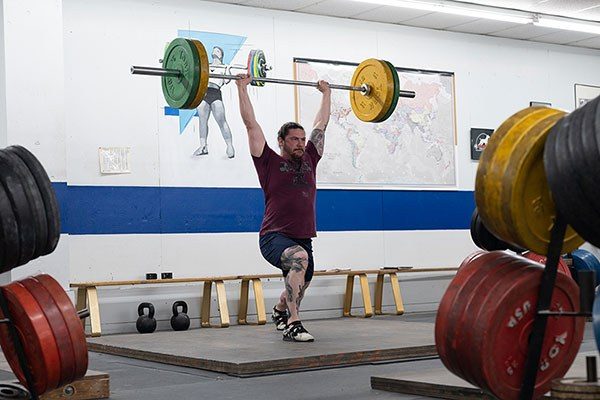 racked split jerk