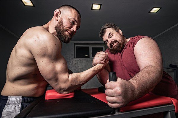 arm wrestling match