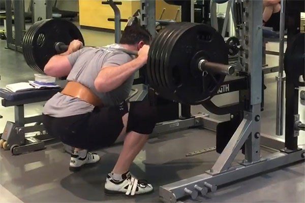 john petrizzo training the squat