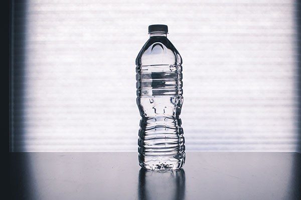 plastic water bottle