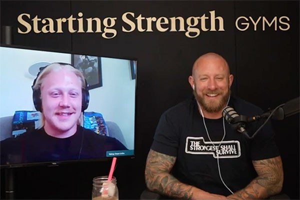 chase lindley with ray gillenwater on the starting strength gyms podcast