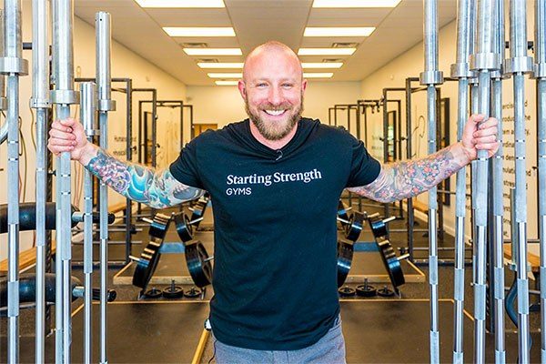 barbells in a starting strength gym