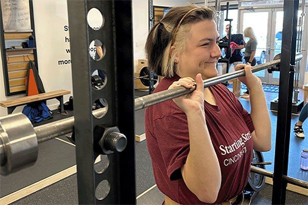 lifter pressing against a rack