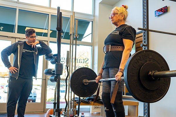 pam hunt deadlifting at starting strength boise