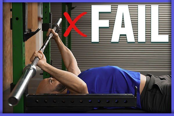 bench press failure