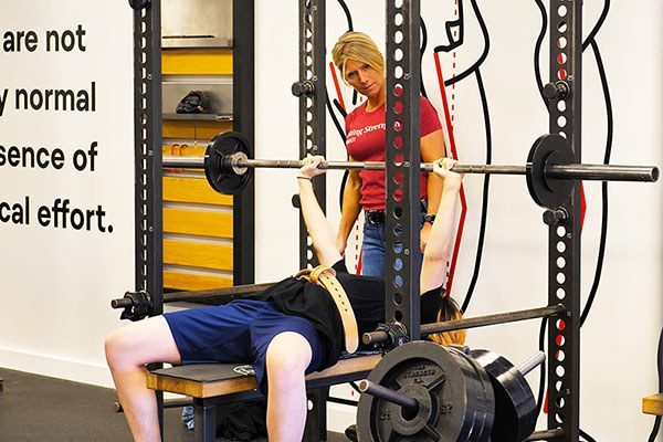 lifter bench presses at starting strength cincinnati