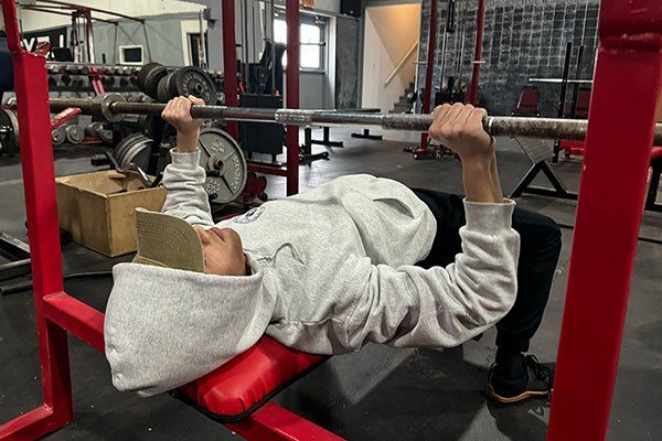 warming up a bench press