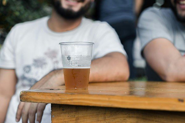 beer on the table