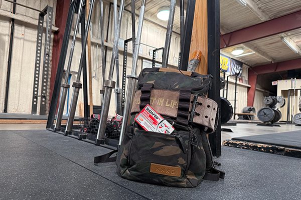 gym bag with sudafed