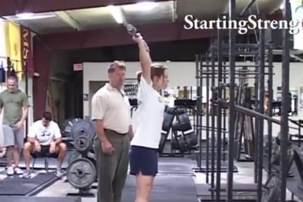 barbell press instruction