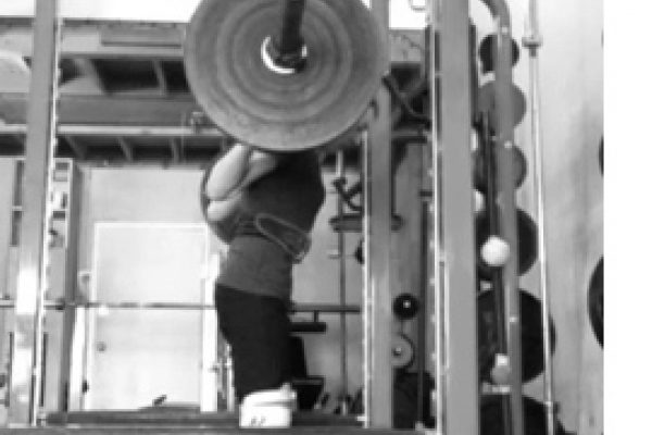 female lifter strength training