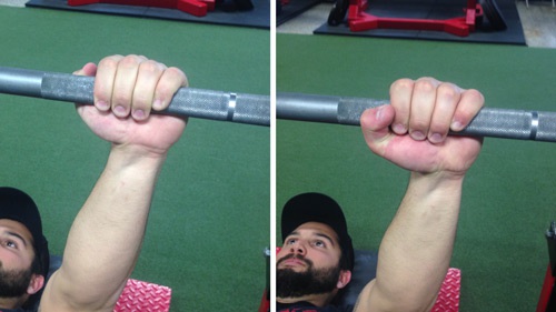 bench press grip