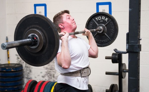 Swogger training the press