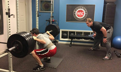 doni squats with a shim