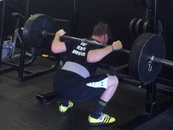 spencer irvin squat training