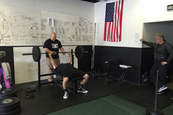 Chris Kurisko hands off 225lb 