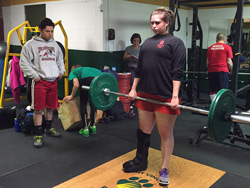 marie kunkel rehabs with strength training